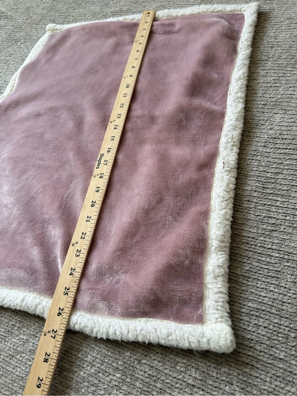 UGG Pink Plush Sherpa Baby‎ Blanket Lovey Security Blanket